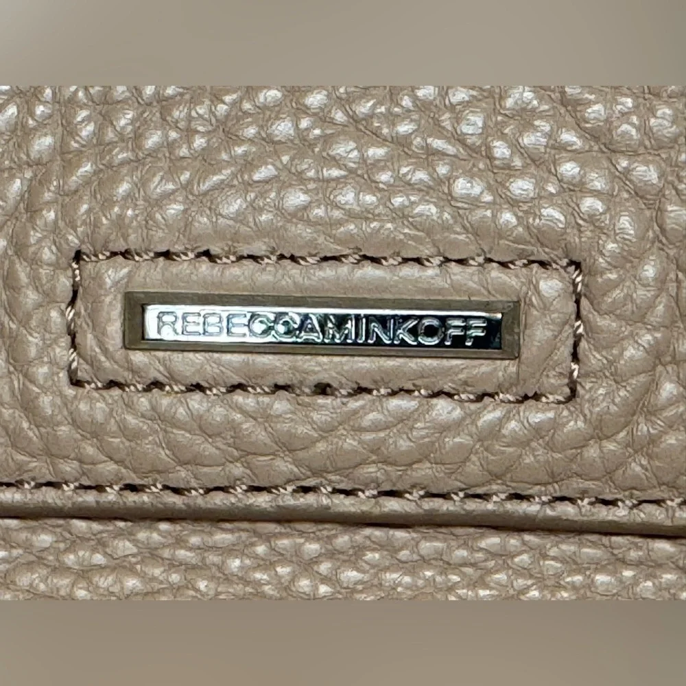 Rebecca Minkoff Darren Deerskin Leather Shoulder Bag Pink Slouchy Soft Classy - Picture 4 of 8